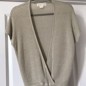 MICHAEL by MICHAEL KORS Beige knitted top